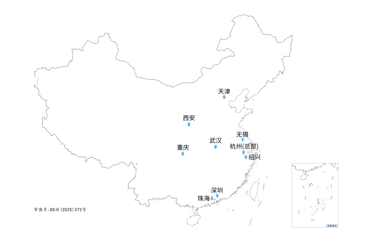启源视觉销售与服务网络地图