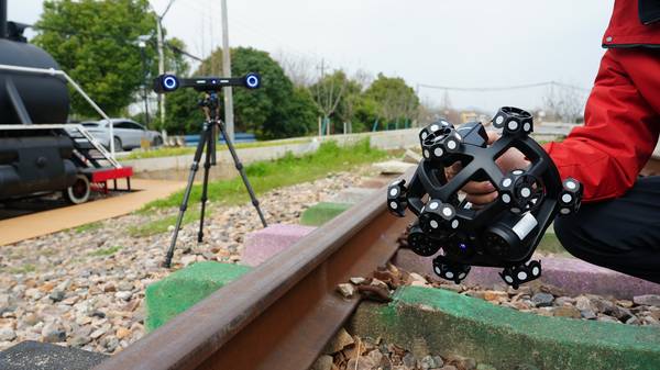 INSVISION V-track Locomotive and Railway Track 3D Scan