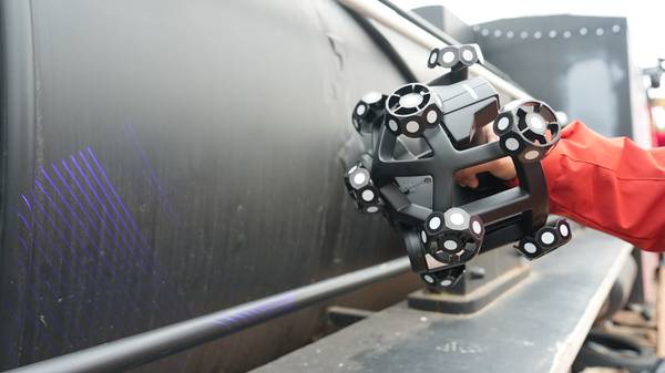 INSVISION V-track Locomotive and Railway Track 3D Scan