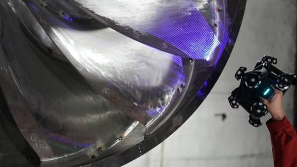 INSVISION V-Track Large Casting Scanning