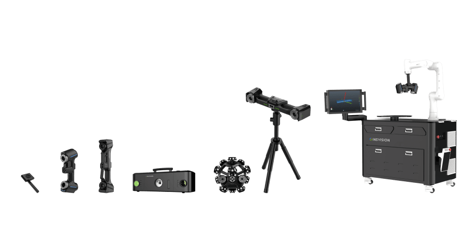 Verfolgendes 3D-Scanning tritt in das duale drahtlose Zeitalter des „sofort einsatzbereiten Scannens“ ein: INSVISION V-Track ermöglicht hochgenaue Vollprüfung von Yago-Flugzeugen