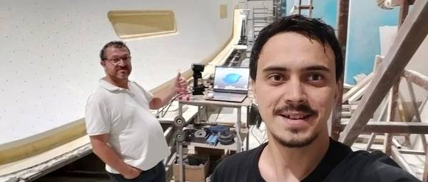 INSVISION AlphaScan - digitalização 3D de casco de embarcação de trabalho