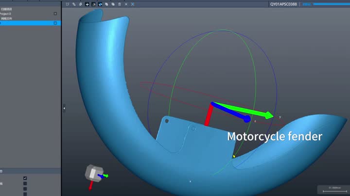 AlphaScan Scanning of Motorcycles and Engine Components