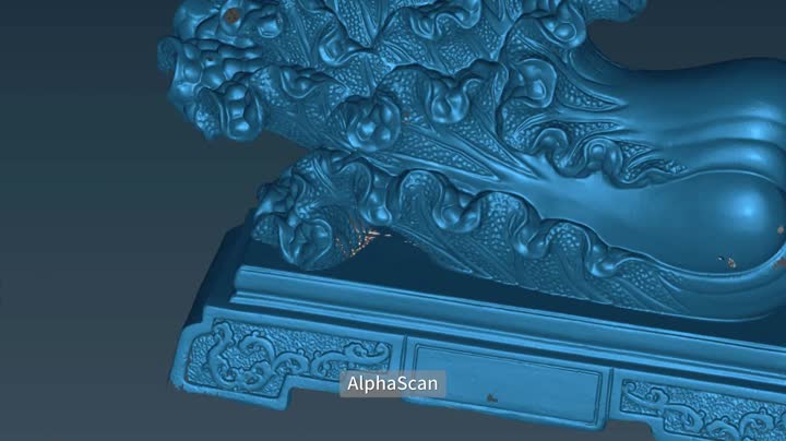 AlphaScan工艺品摆件三维扫描应用展示视频