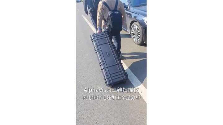 AlphaVista 工业三维扫描工件余量检测演示视频