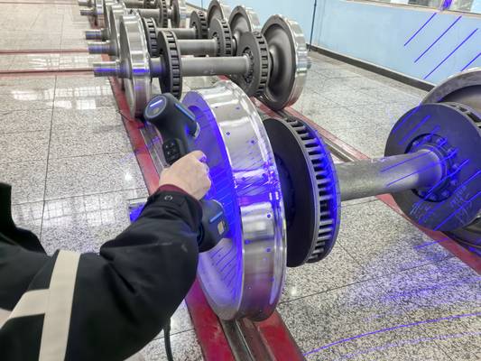 启源视觉 AlphaScan 助力轨道交通之轮对检修