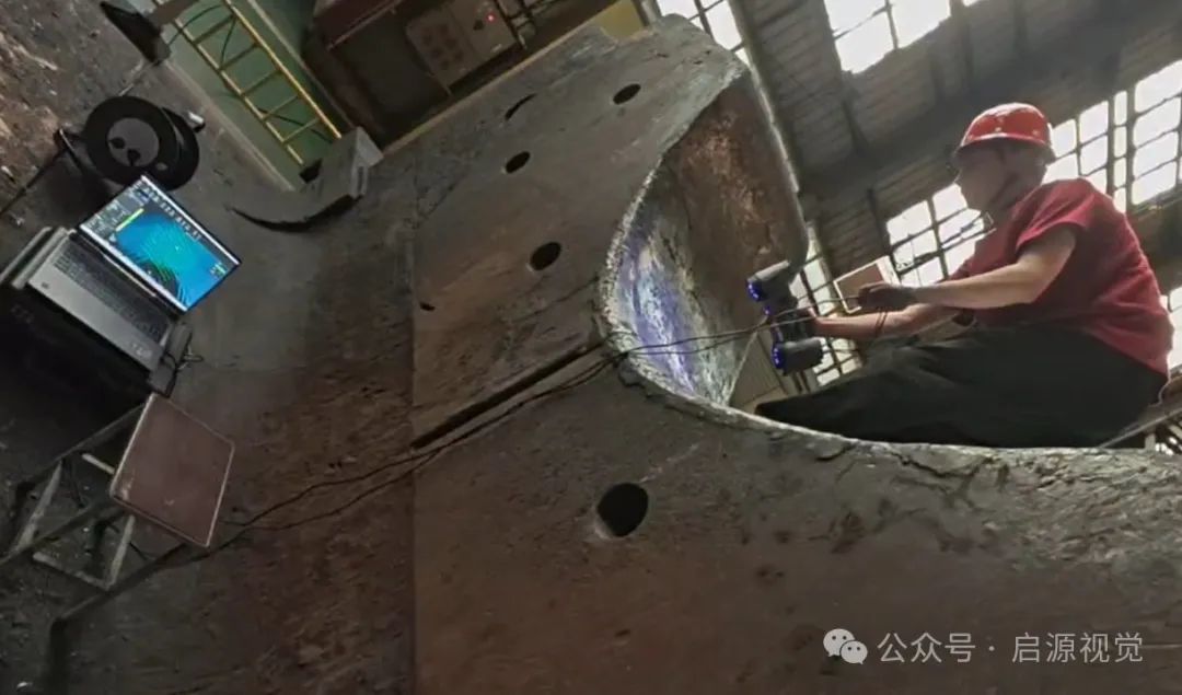 启源视觉三维扫描仪现场演示