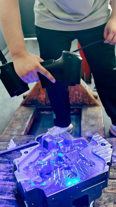 启源视觉 AlphaScan 扫描铸件