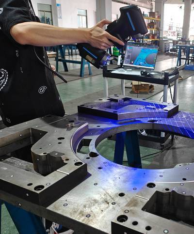 启源视觉 AlphaScan 扫描铸件