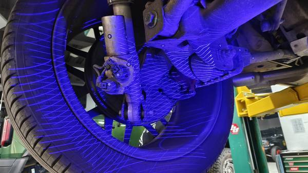 启源视觉 AlphaScan 扫描铸件汽车底壳扫描