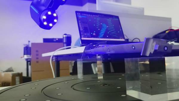 启源视觉 AlphaScan 扫描航天叶片