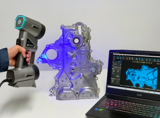 搞逆向设计建模用国产手持式三维扫描仪精度够不够